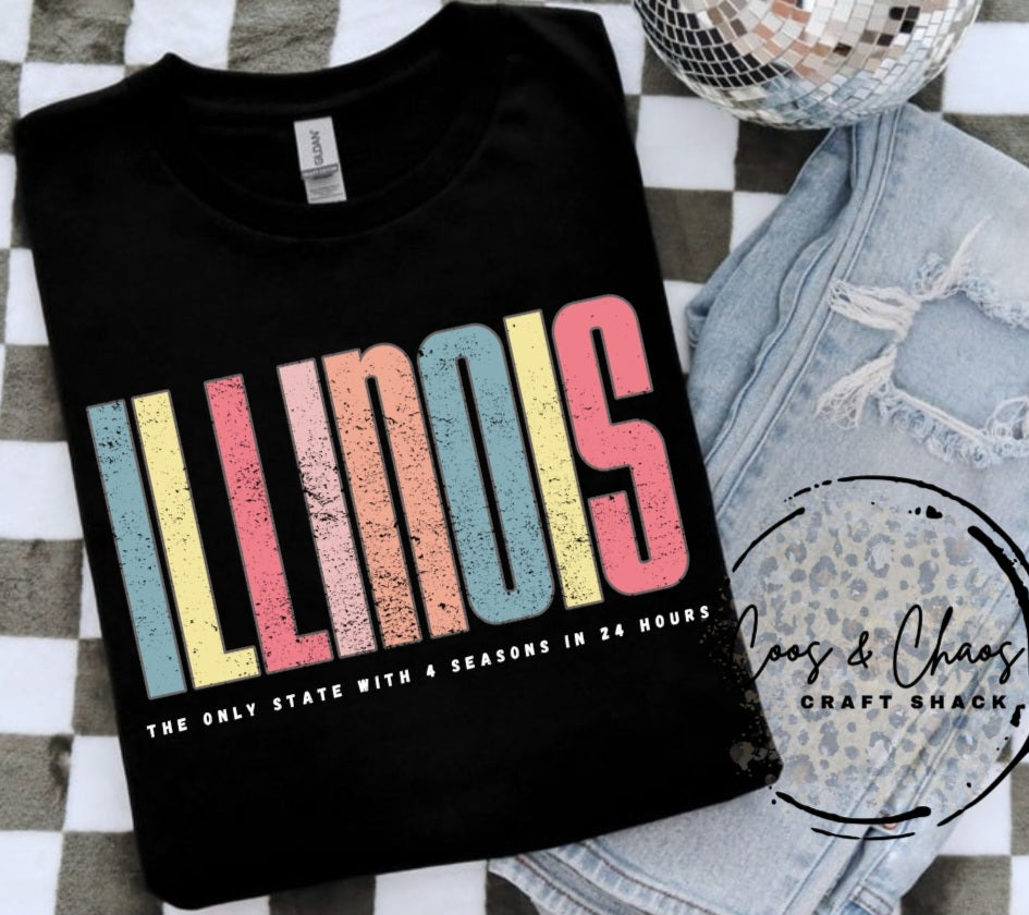 IllinoisRain-Tee/Sweatshirt