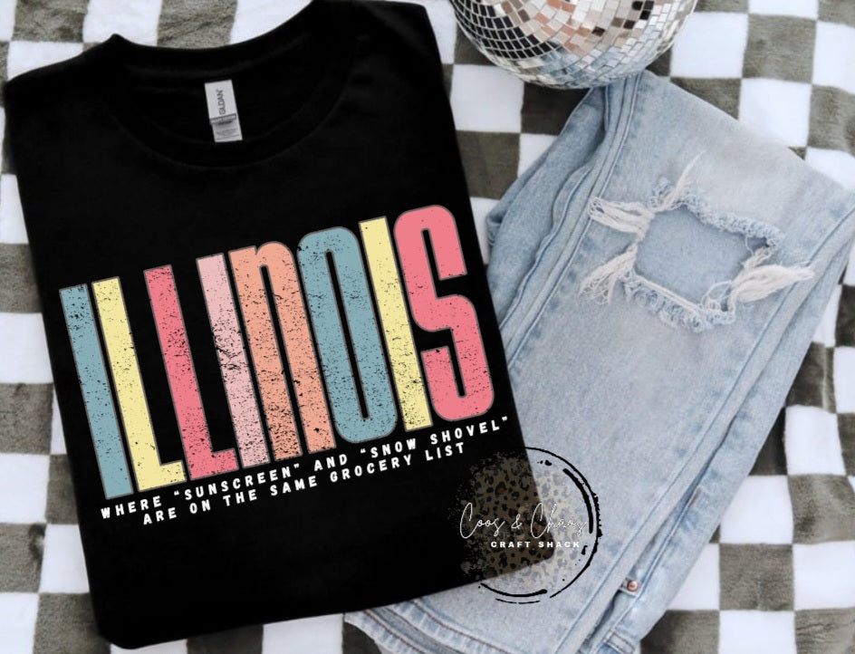 IllinoisRain-Tee/Sweatshirt