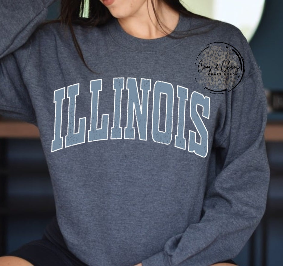 Illinois(Denim)-Tee/Sweatshirt