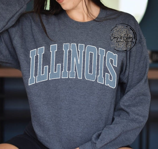 Illinois(Denim)-Tee/Sweatshirt