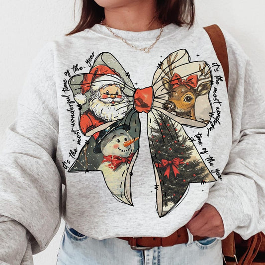 Xmas Bow (SUB)-Tee/Sweatshirt