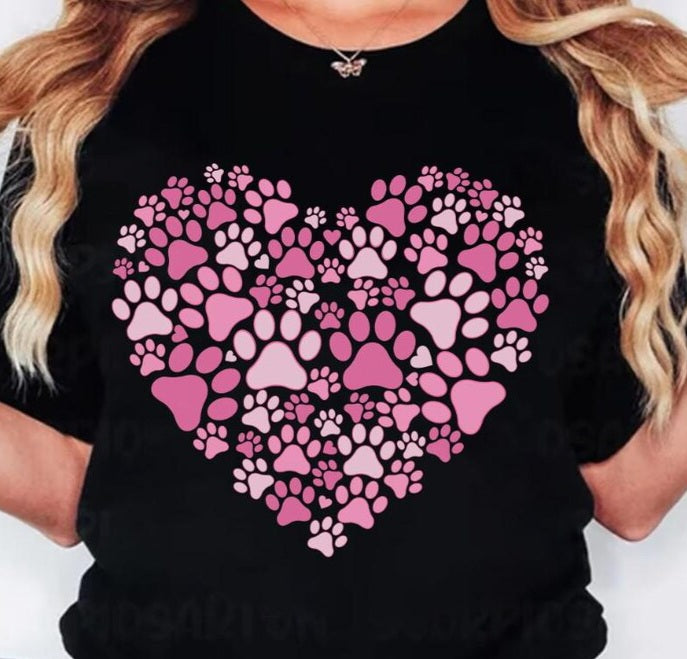 Paw Heart-Tee/Sweatshirt