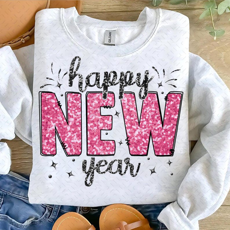 Pink HNY (FAUX)-Tee/Sweatshirt