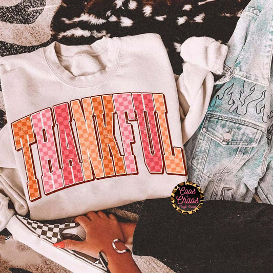 Retro THANKFUL-Tee/Sweatshirt