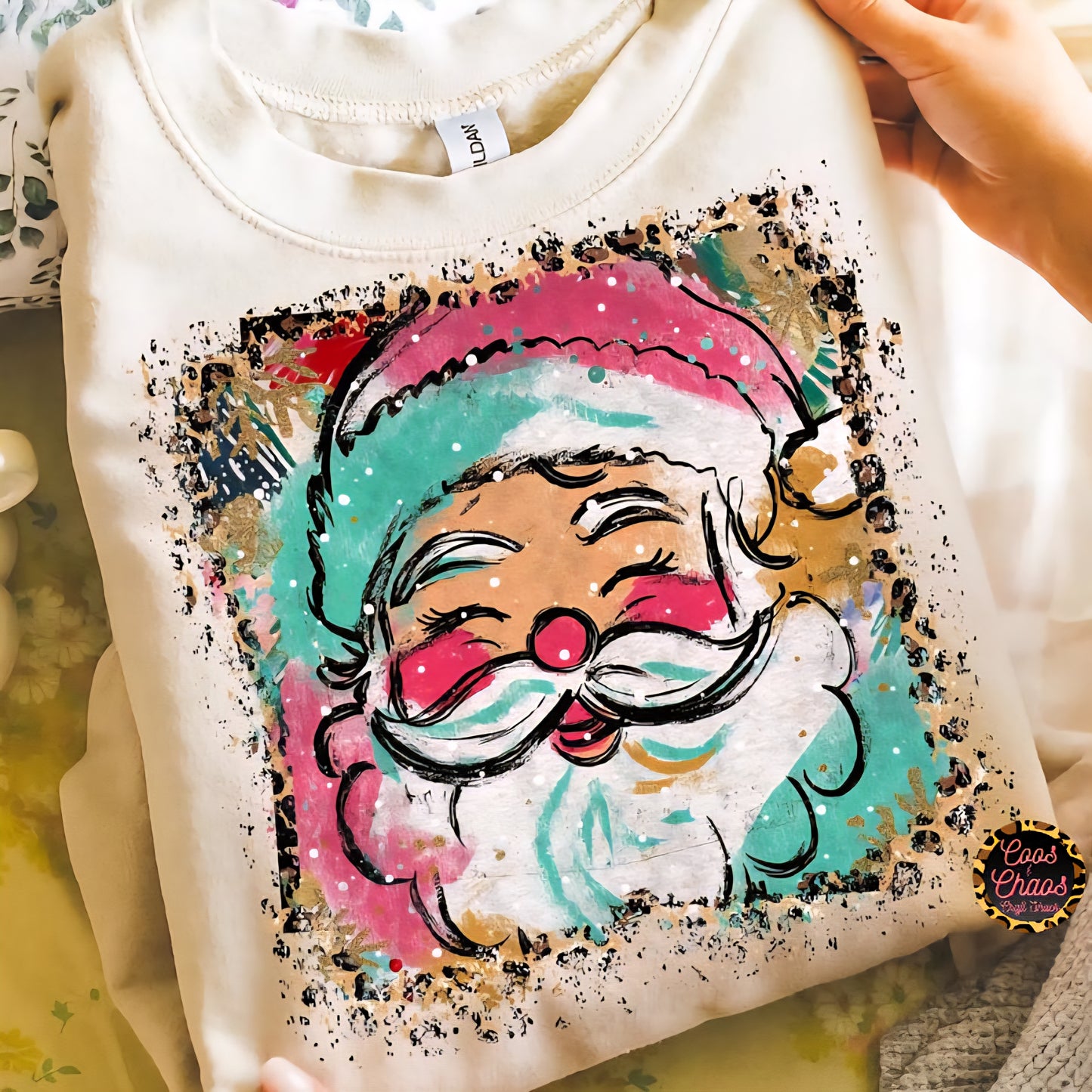 Vintage SANTA-TEE/SWEATSHIRT