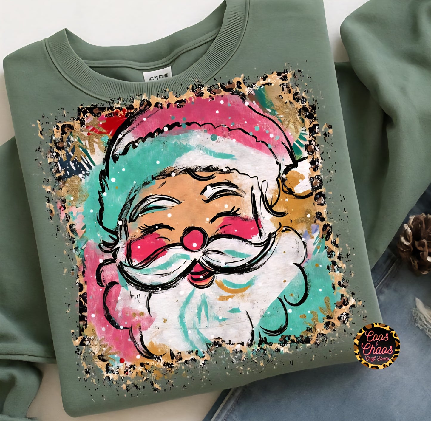 Vintage SANTA-TEE/SWEATSHIRT