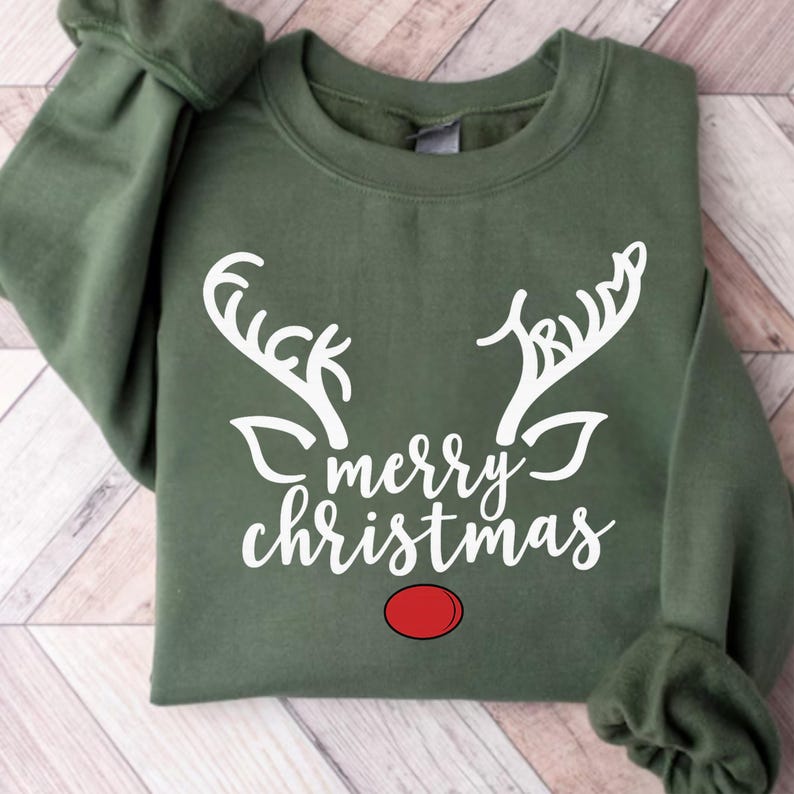 Merry Antlers-TEE/SWEATSHIRT