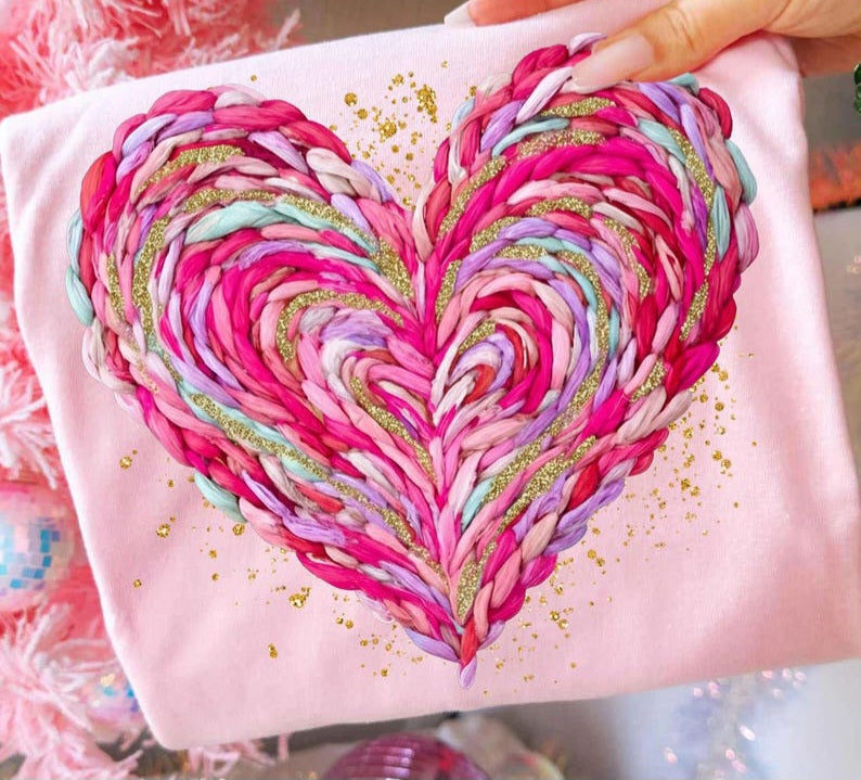 Faux Yarn-Tee/Sweatshirt