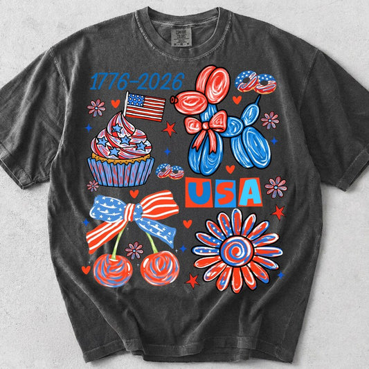 7626dog4th-Tee